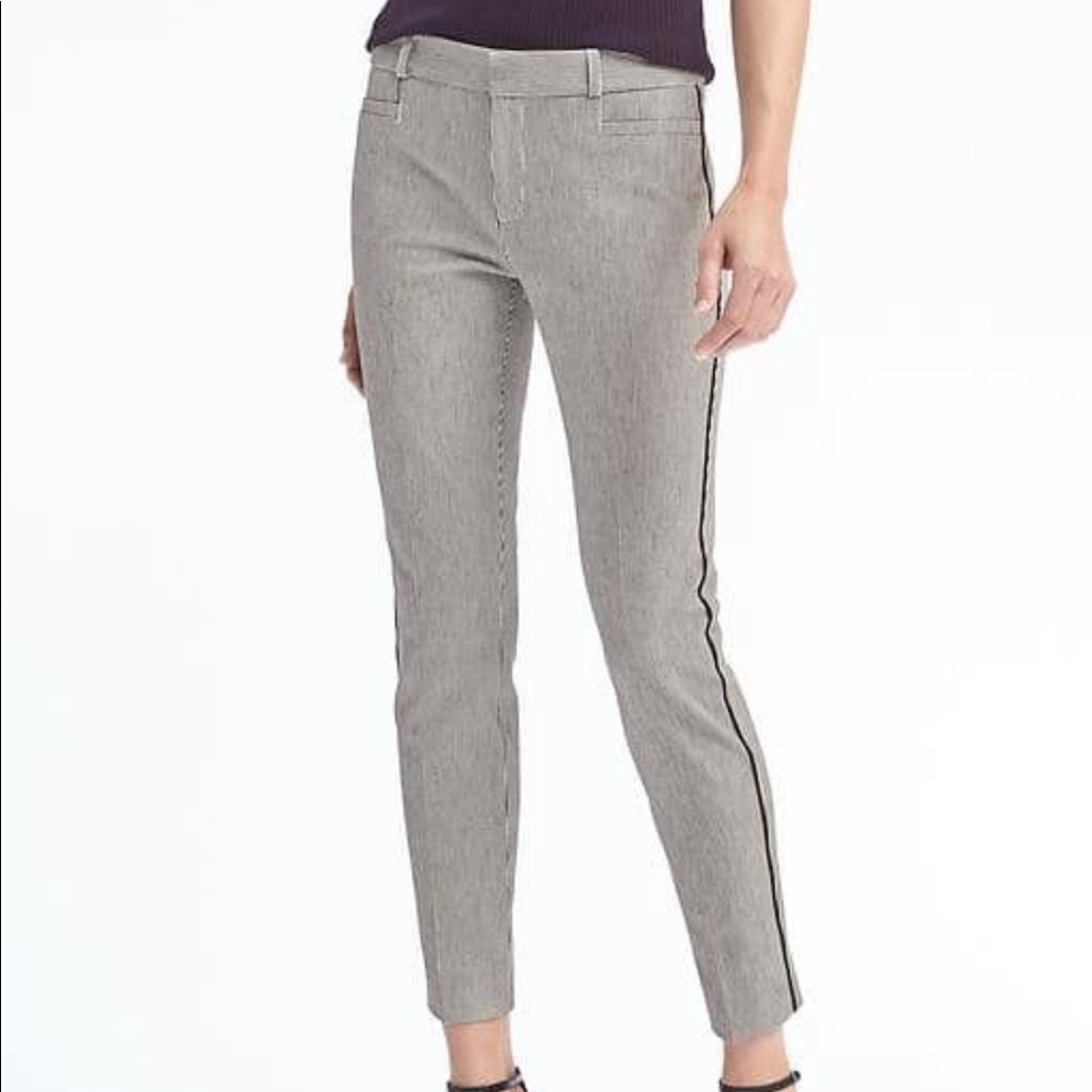 Banana Republic Sloan Fit Tuxedo Stripe Pant